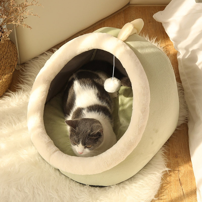Katzenbett - warm, komfortabel, gemütlich