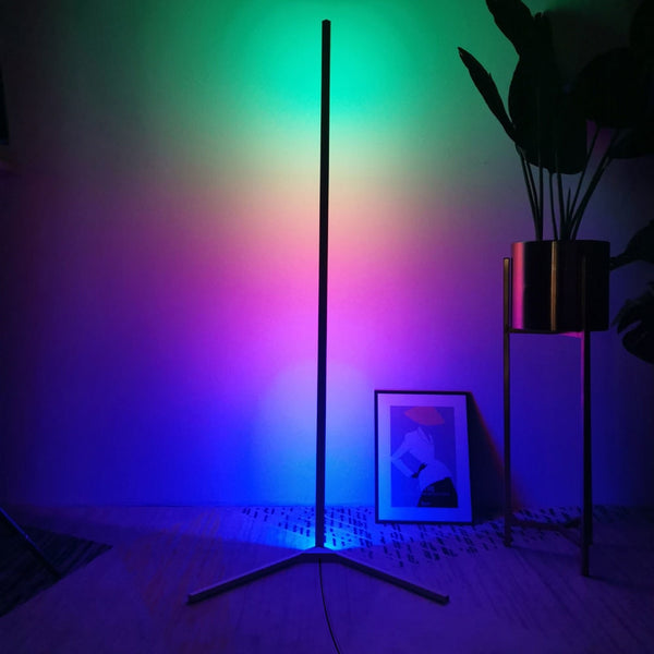 NOVIX LED RGB Ecke Stehlampe - Für bessere bunte Atmosphäre Dekoration